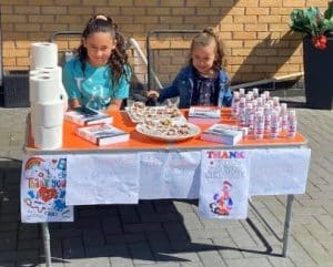 Bhygienic supports fundraising stall